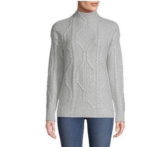 St. John's Bay Womens Mock Neck Pullover Sweater